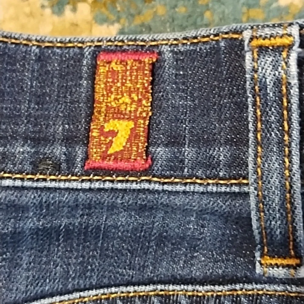 Men's 7ForAllMankind Carson Dark Wash Straight Leg Jeans, W34"/L32" - Picture 9 of 9